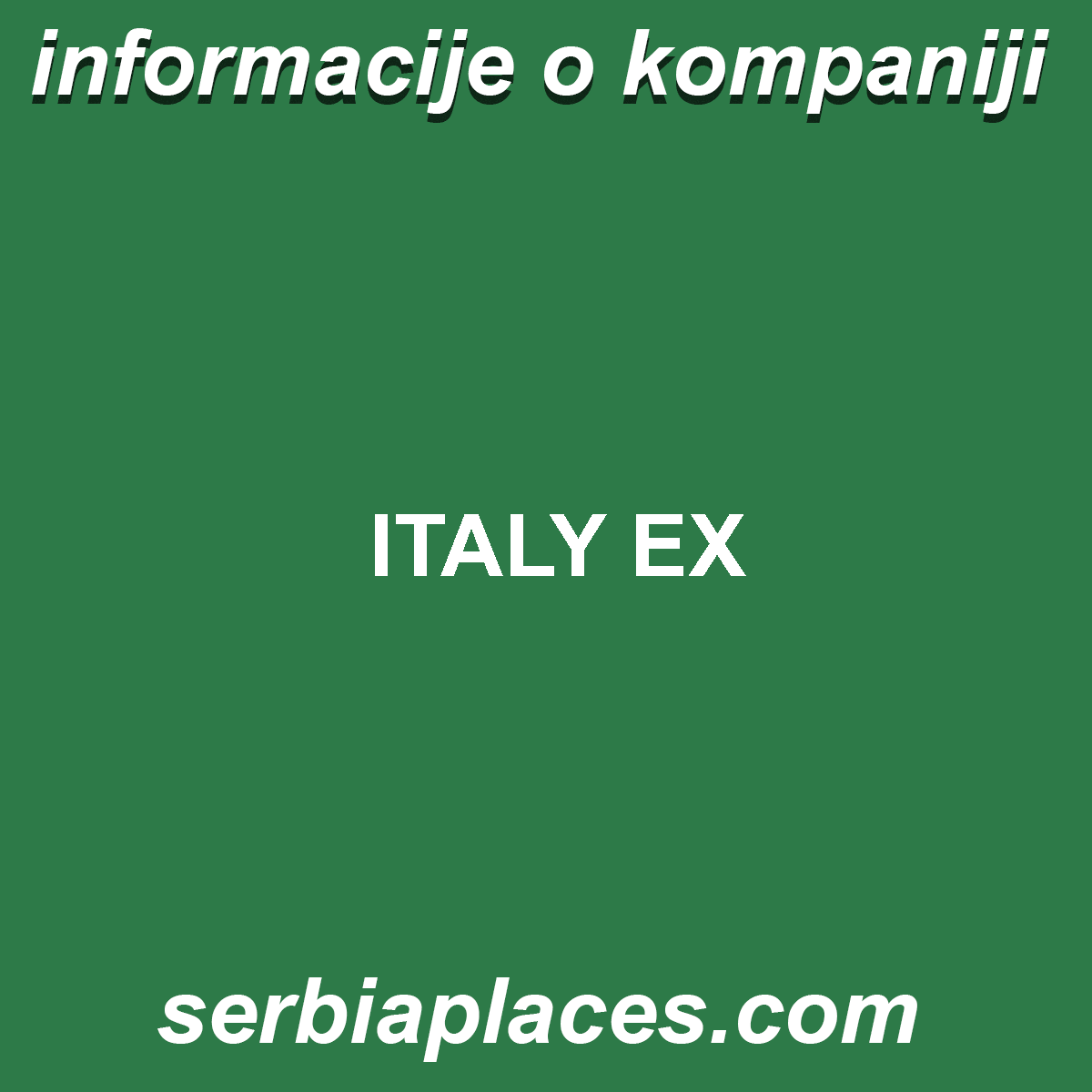 ITALY EX