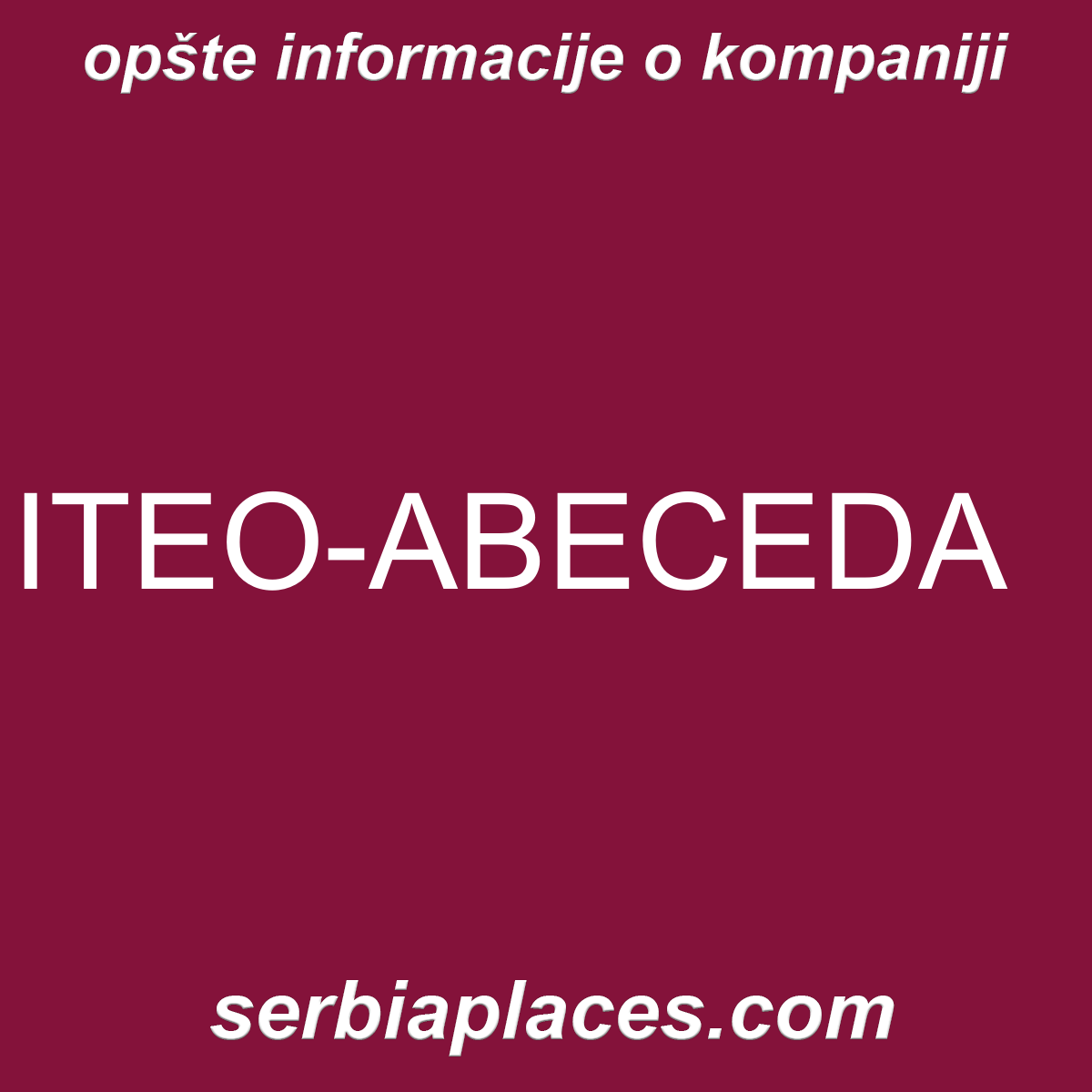 ITEO-ABECEDA