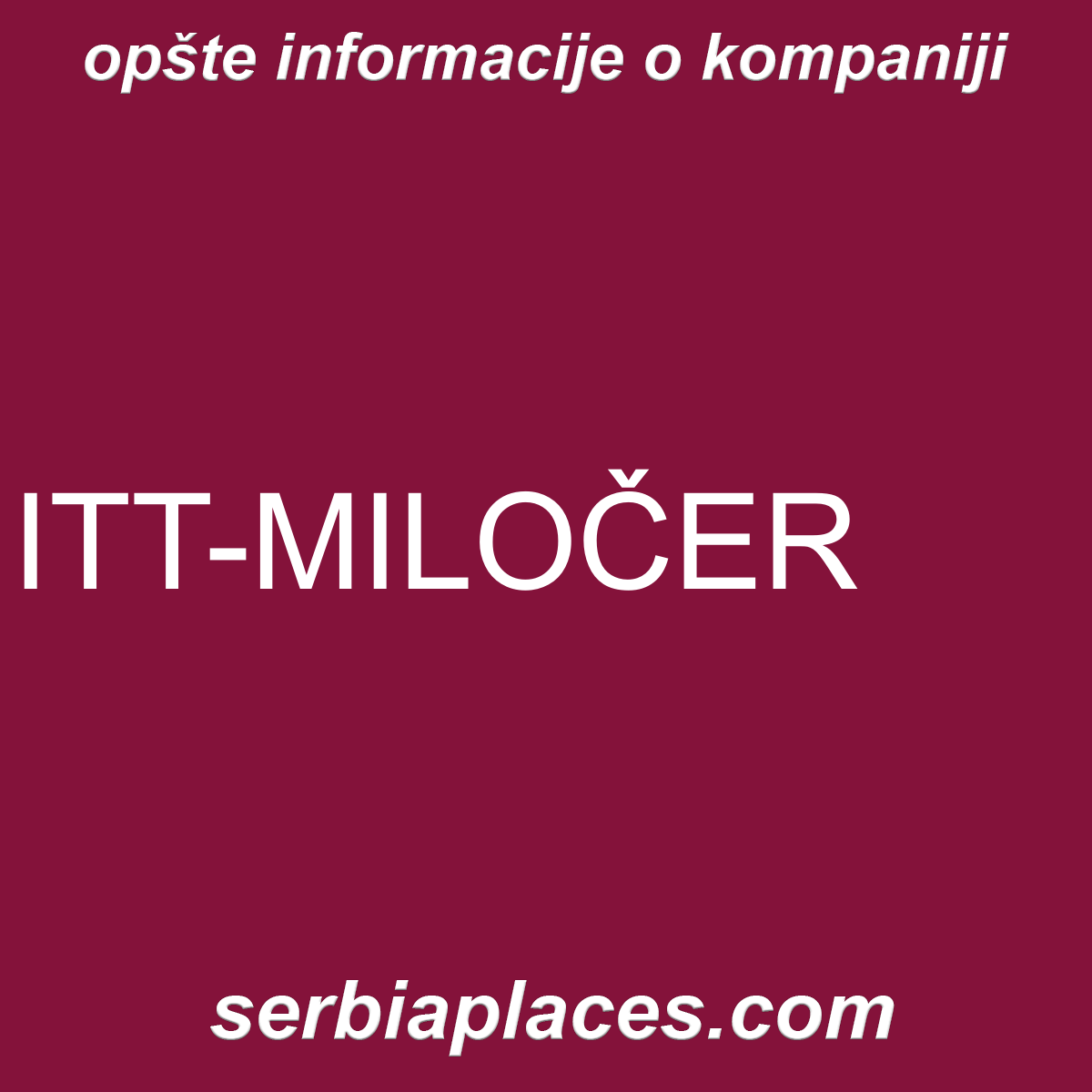 ITT-MILOČER