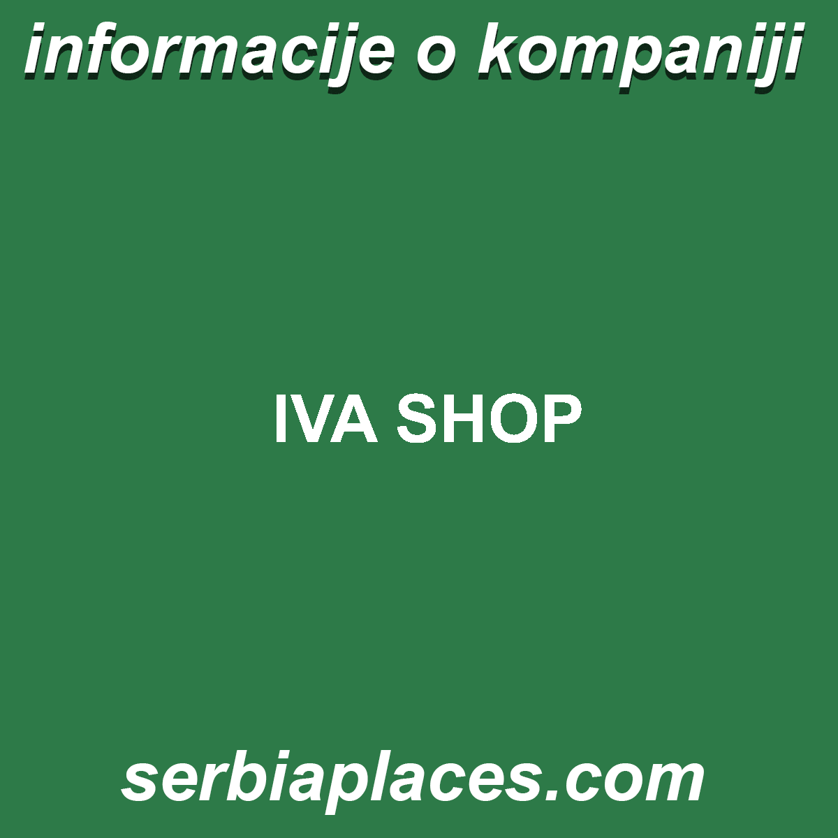 IVA SHOP