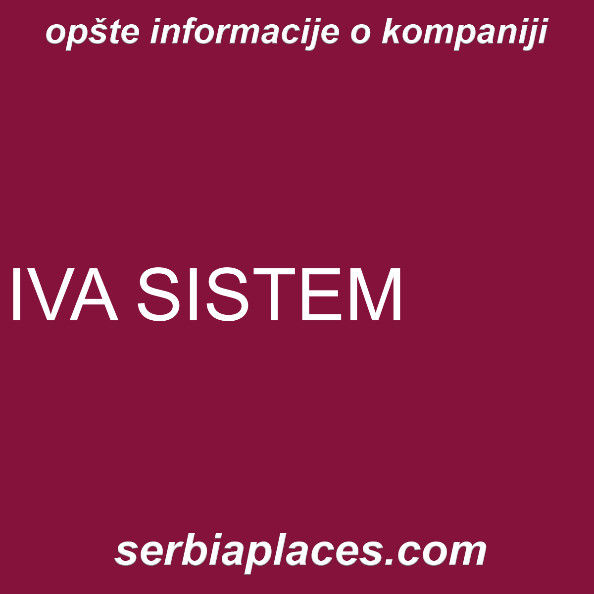 IVA SISTEM