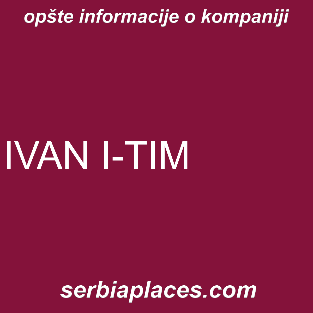 IVAN I-TIM