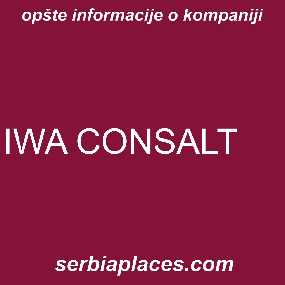 IWA CONSALT