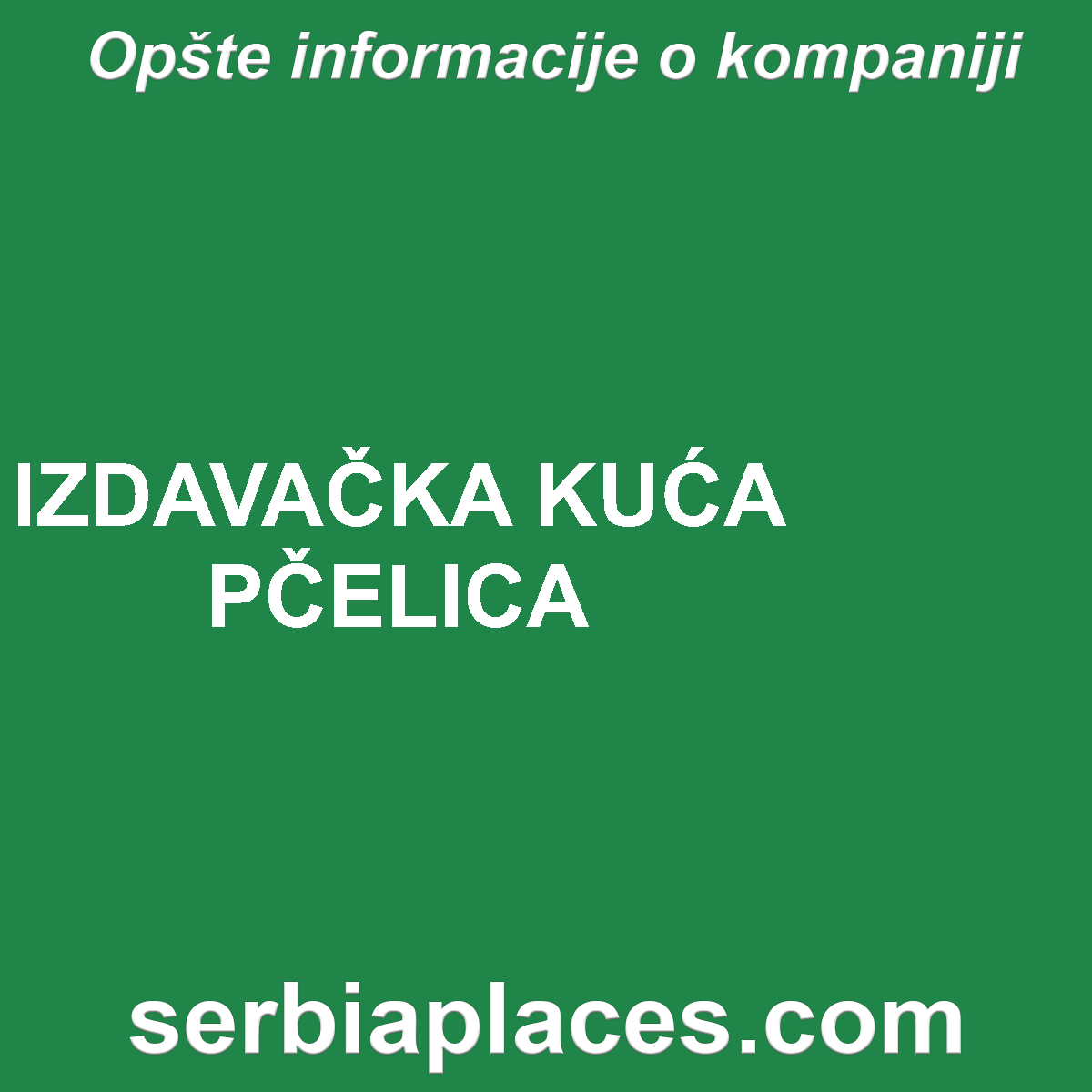 IZDAVAČKA KUĆA PČELICA