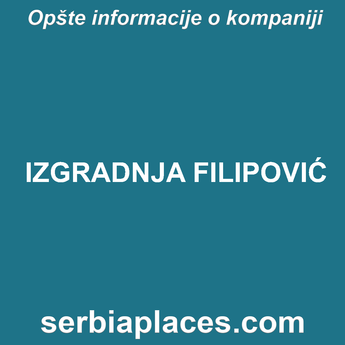 IZGRADNJA FILIPOVIĆ