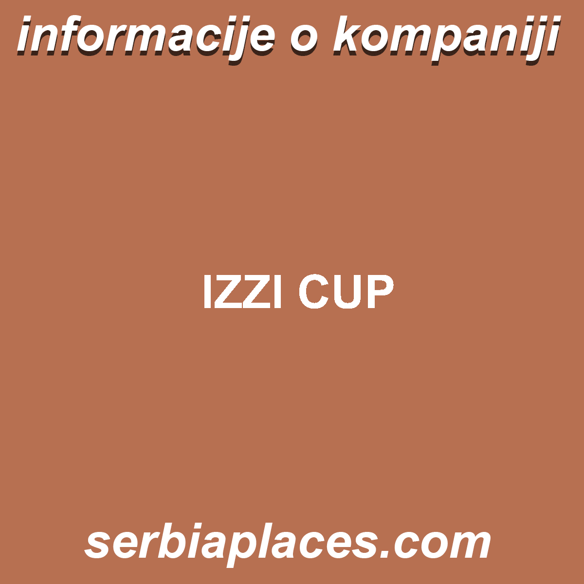 IZZI CUP