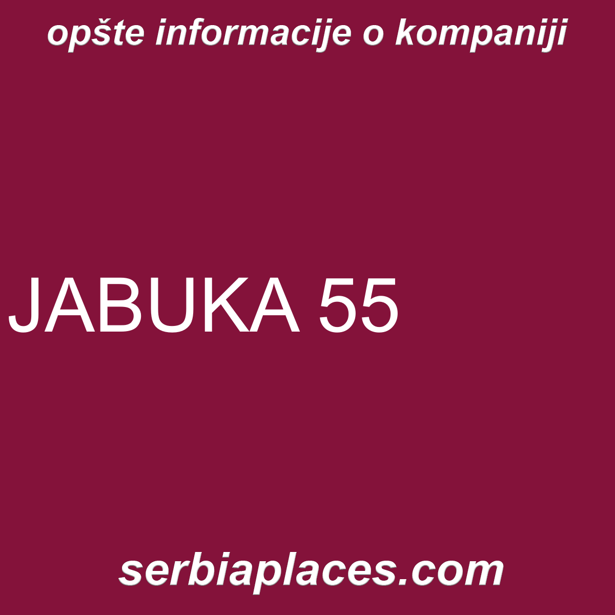 JABUKA 55