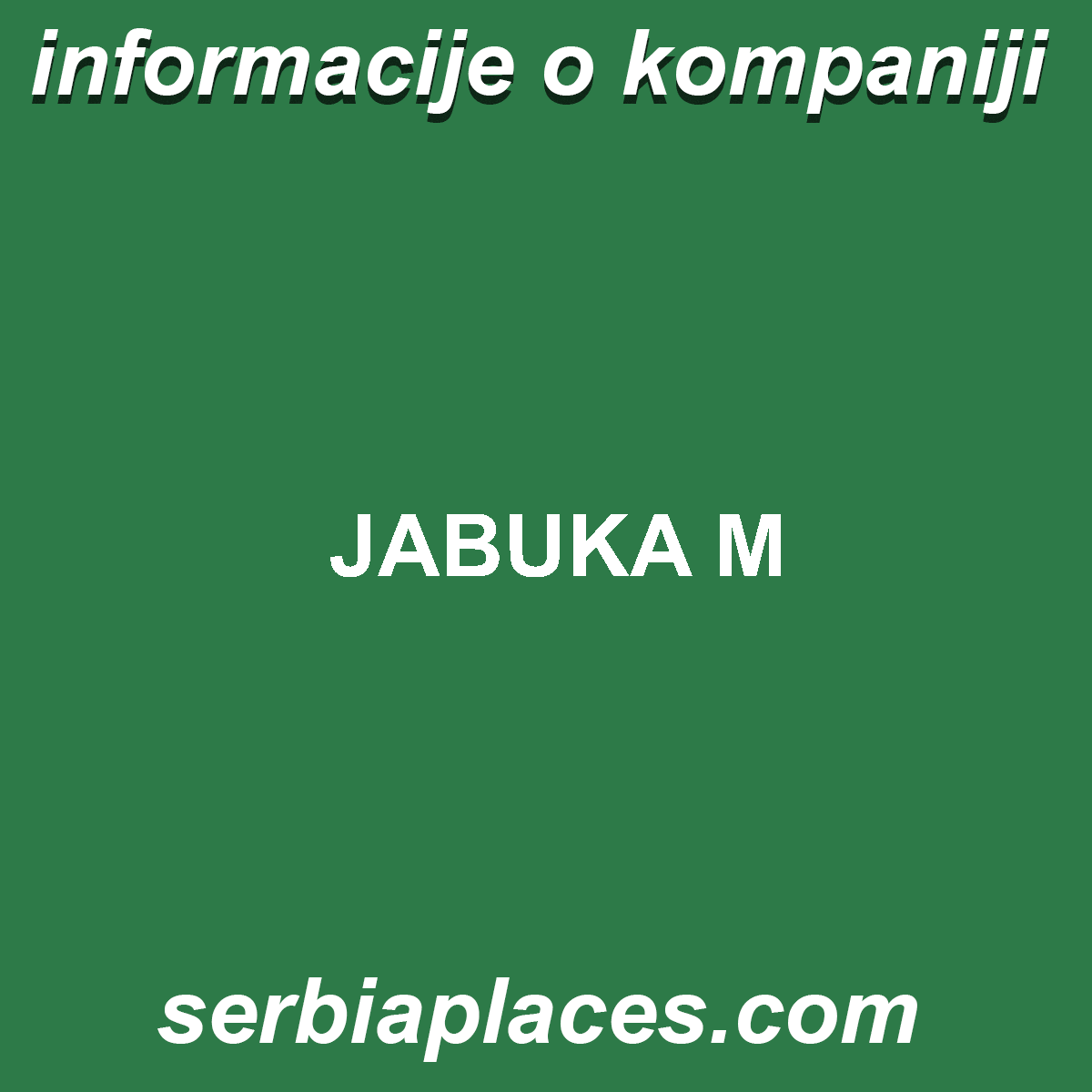 JABUKA M