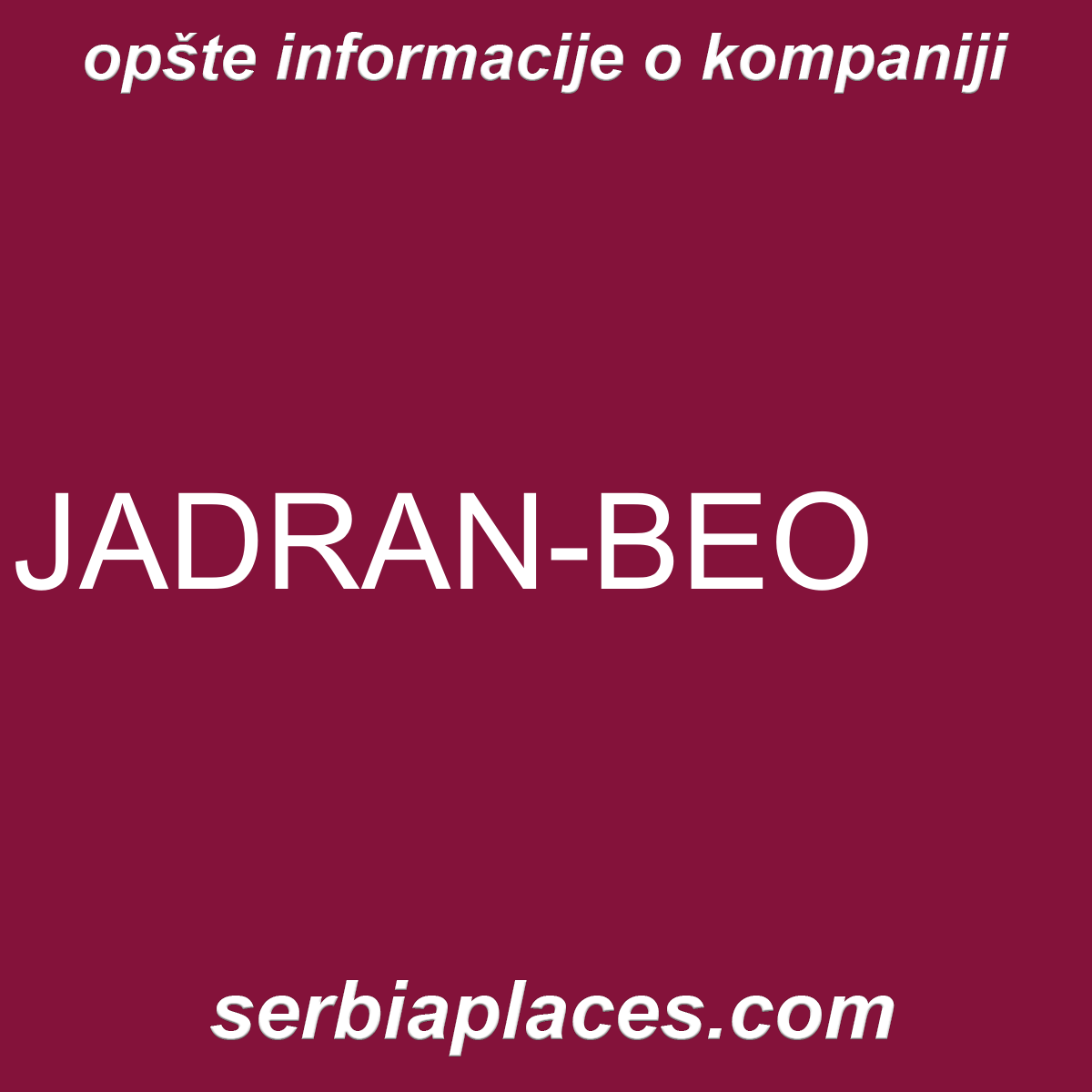 JADRAN-BEO
