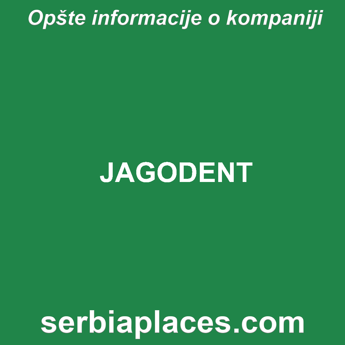 JAGODENT
