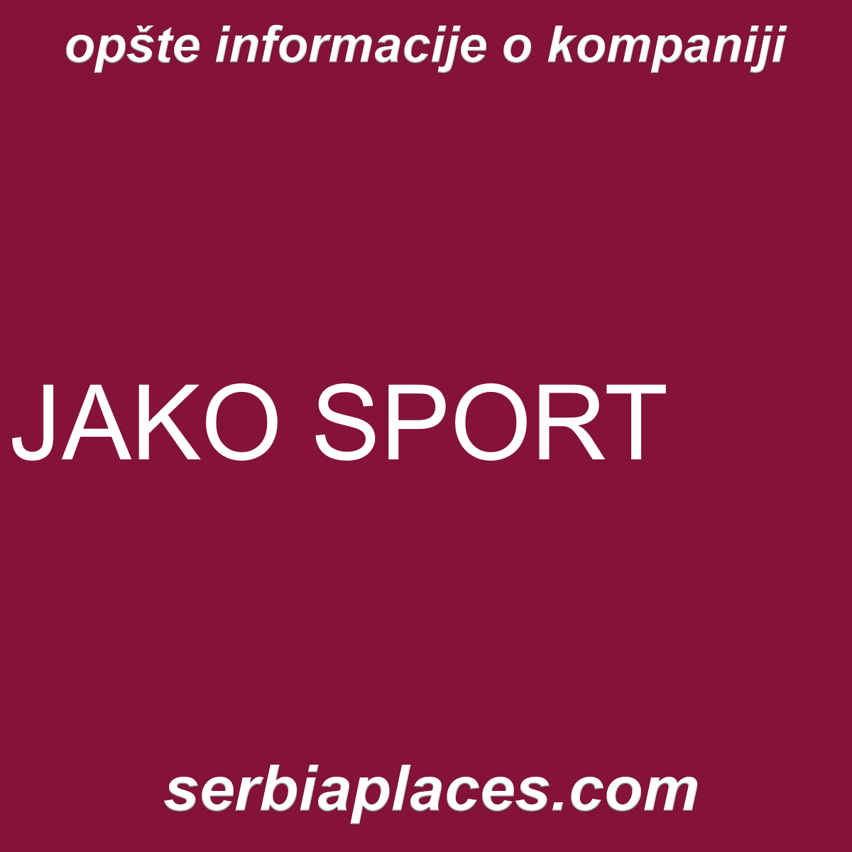 JAKO SPORT