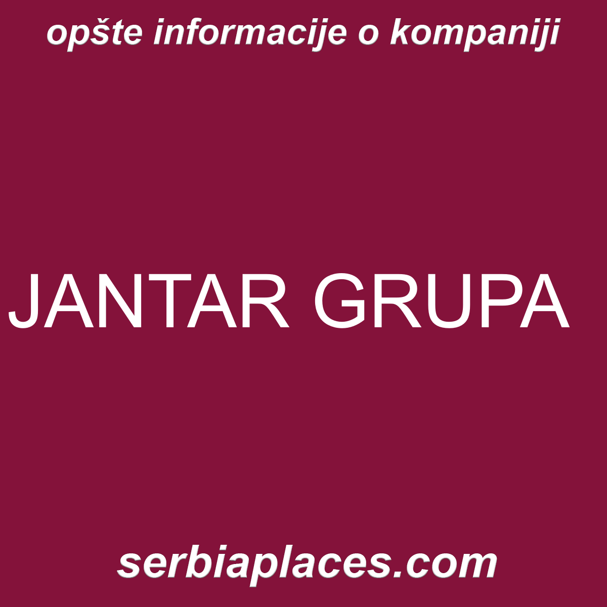 JANTAR GRUPA