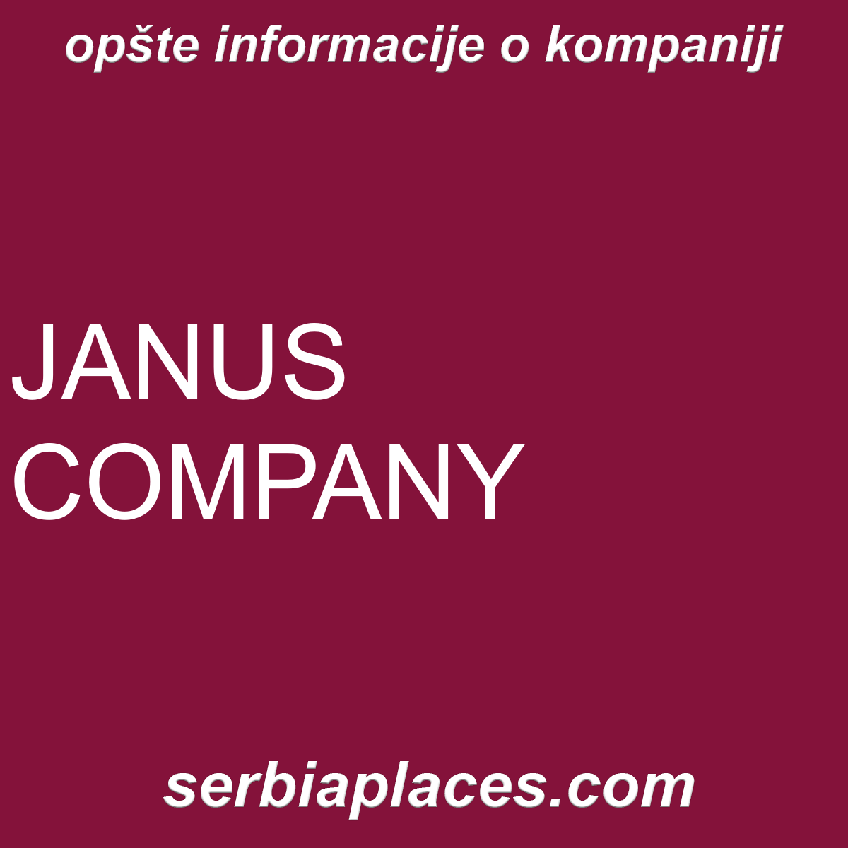 JANUS COMPANY