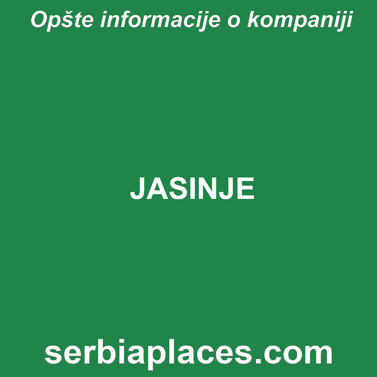 JASINJE