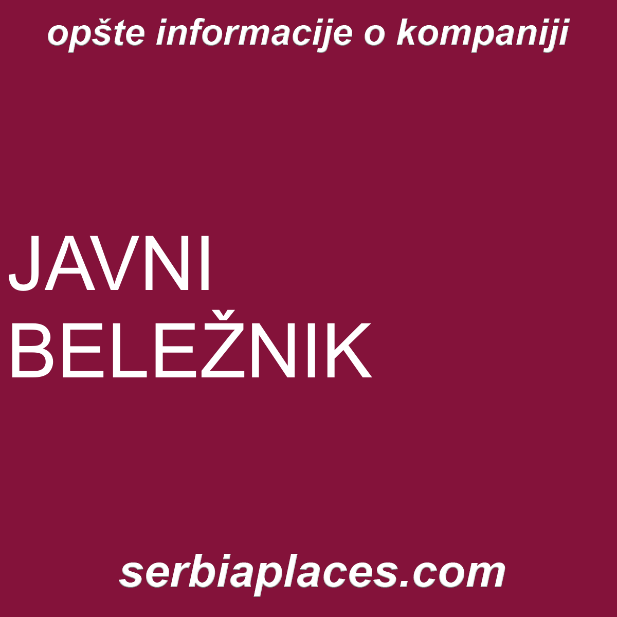 JAVNI BELEŽNIK ZORAN NEDIN