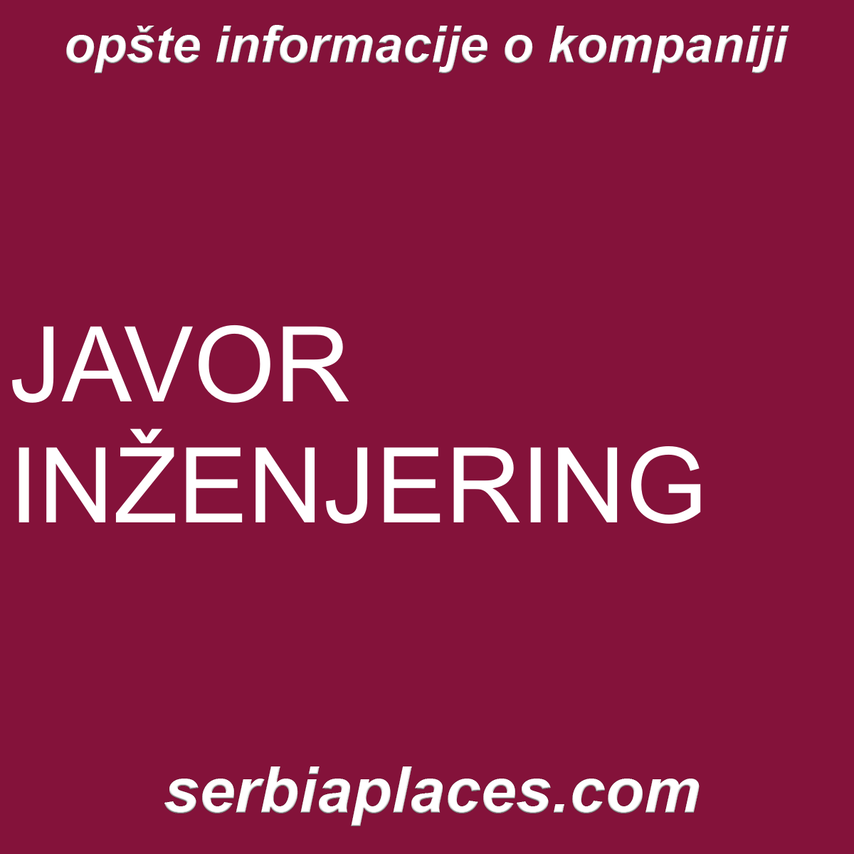 JAVOR INŽENJERING