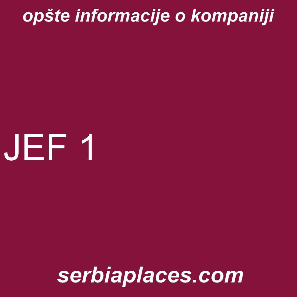 JEF 1