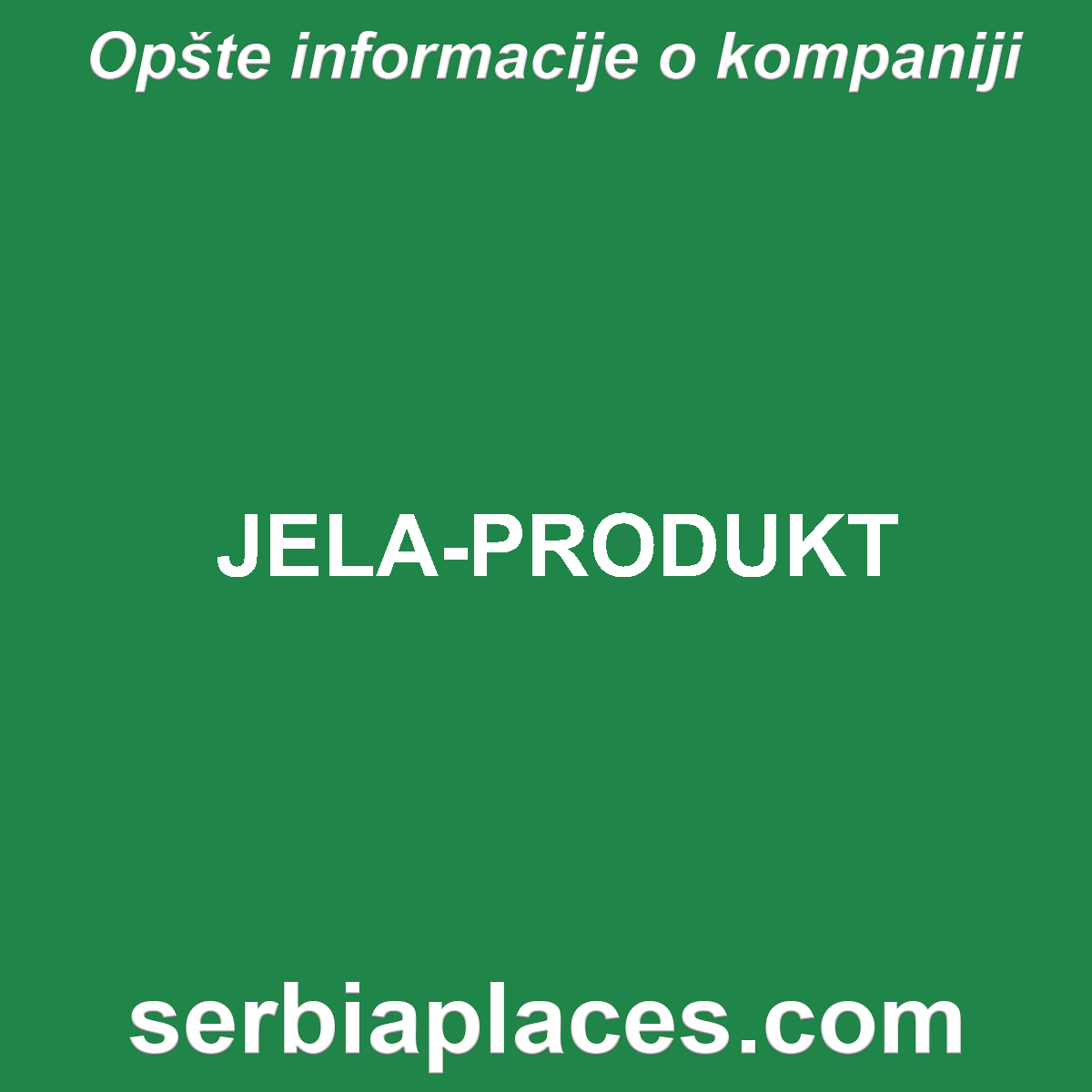 JELA-PRODUKT