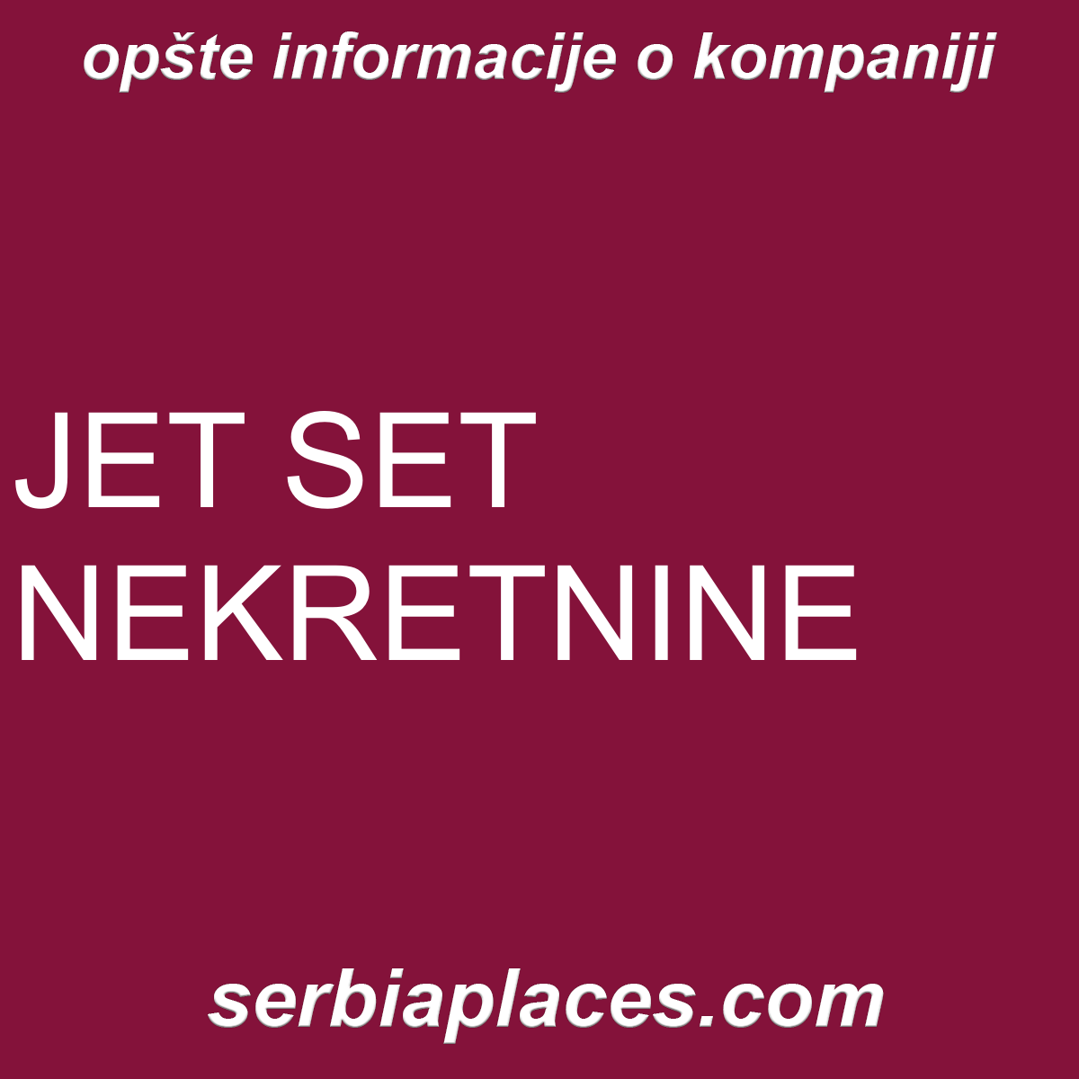 JET SET NEKRETNINE