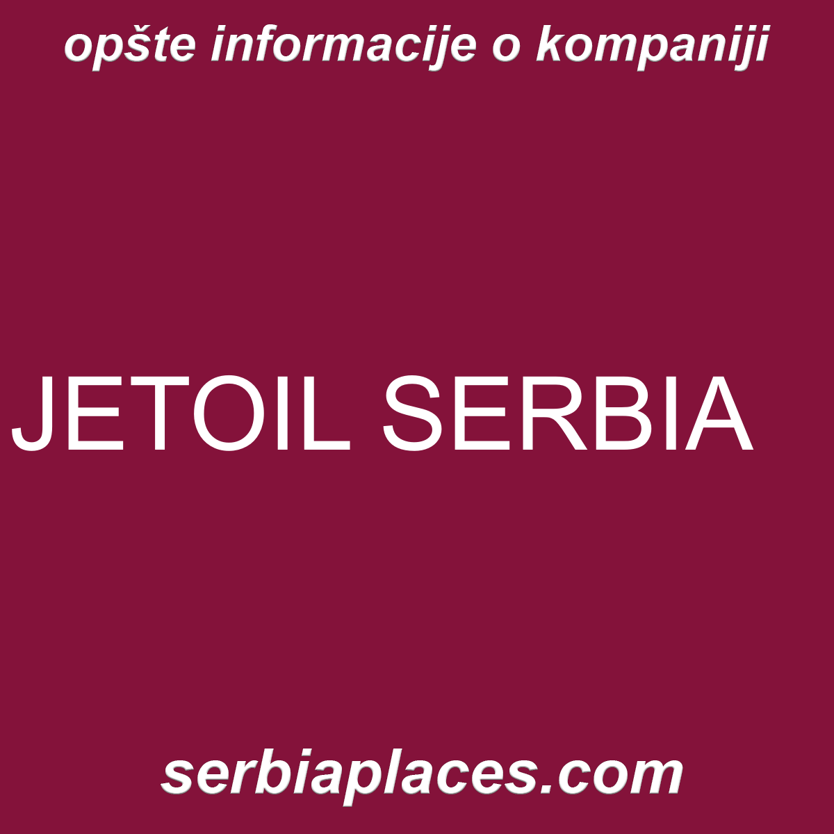 JETOIL SERBIA