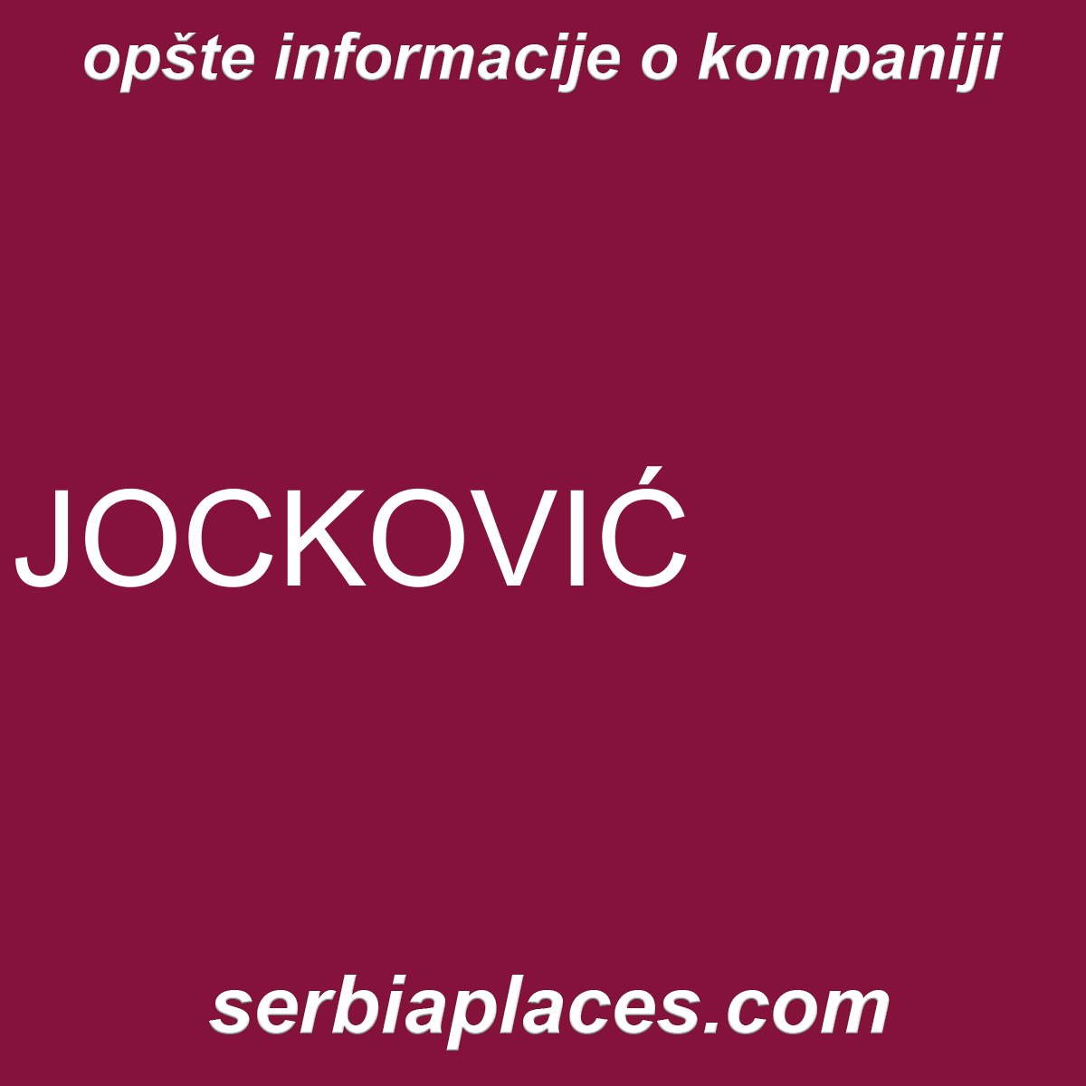 JOCKOVIĆ