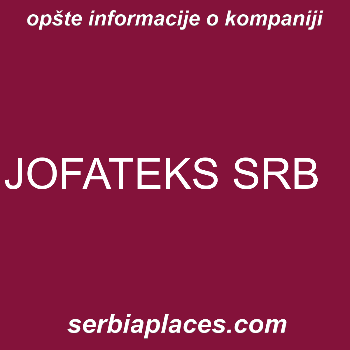 JOFATEKS SRB