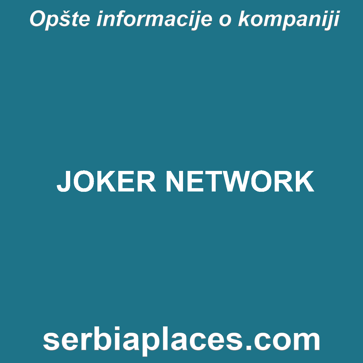 JOKER NETWORK