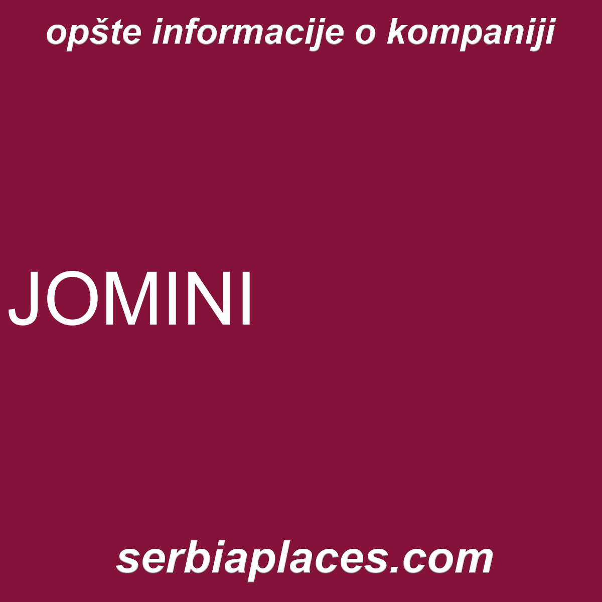 JOMINI