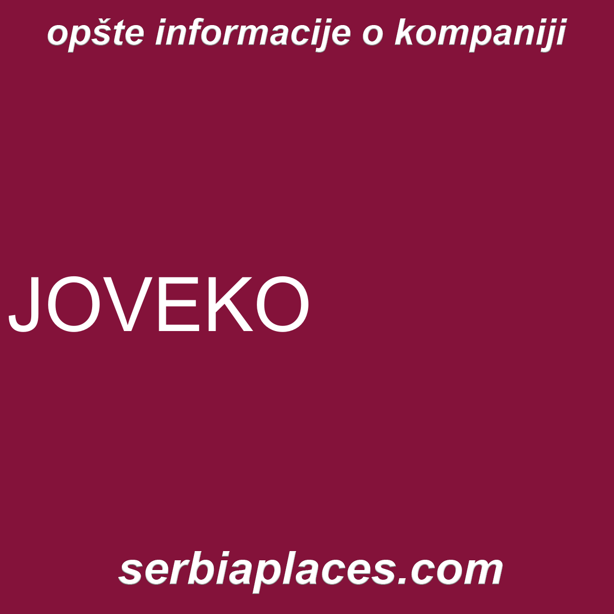 JOVEKO