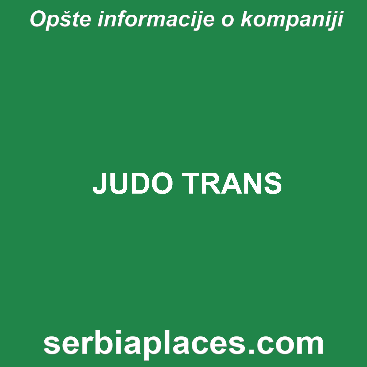 JUDO TRANS