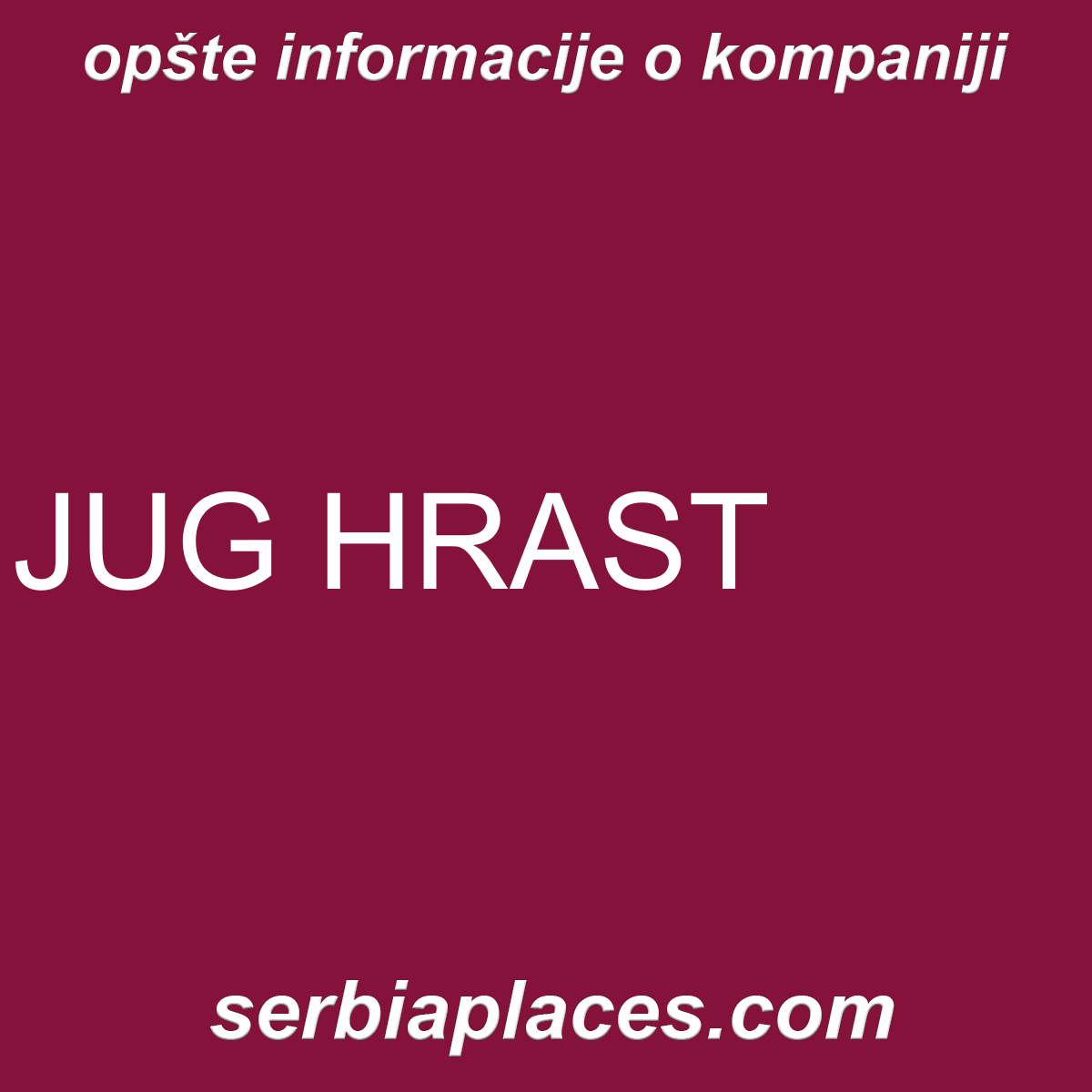 JUG HRAST