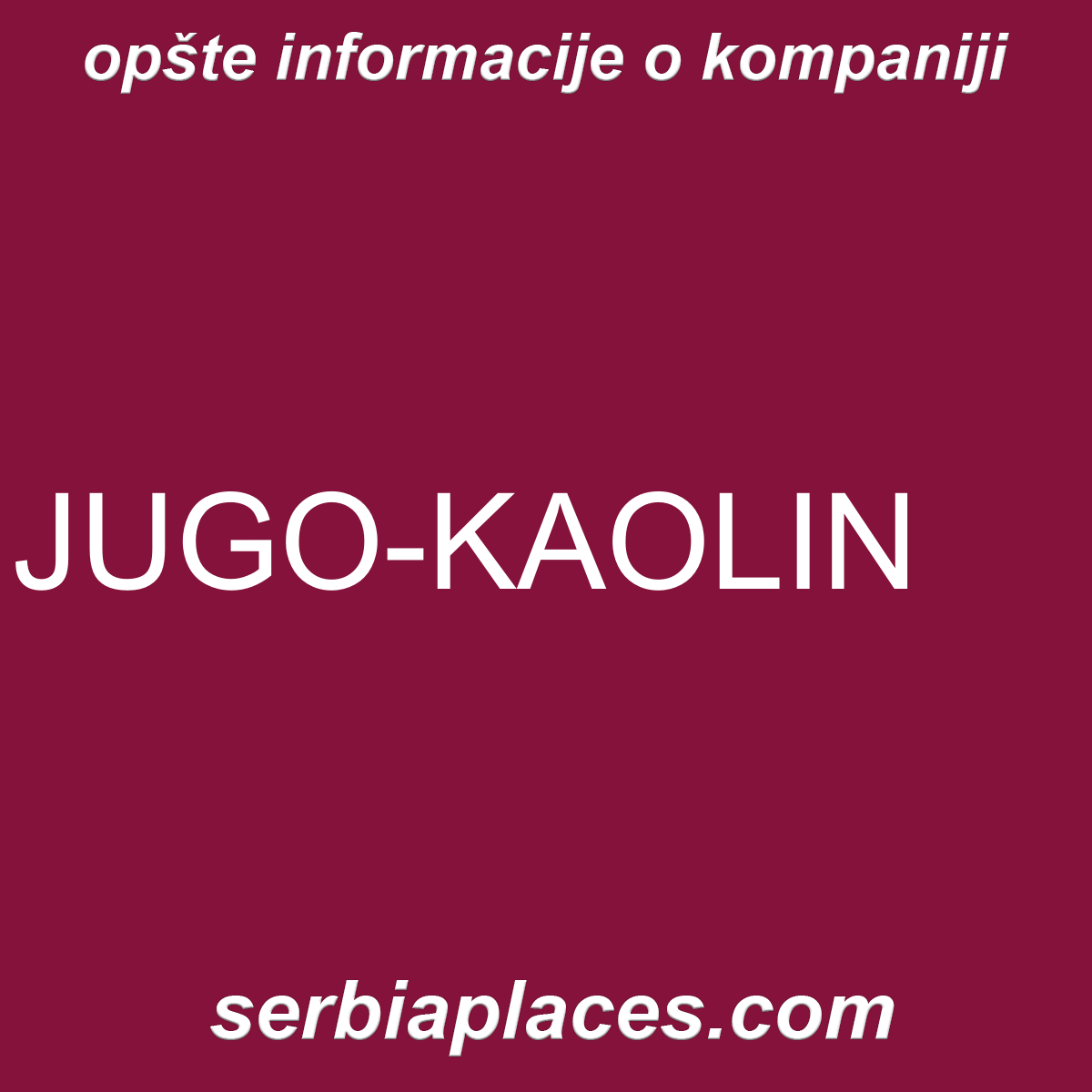 JUGO-KAOLIN