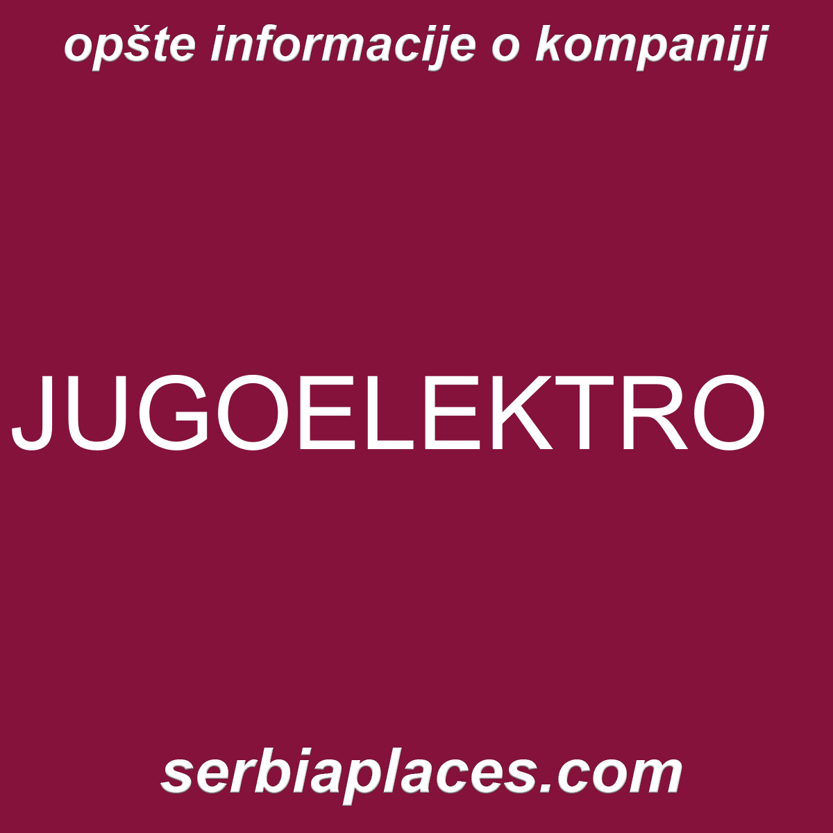 JUGOELEKTRO