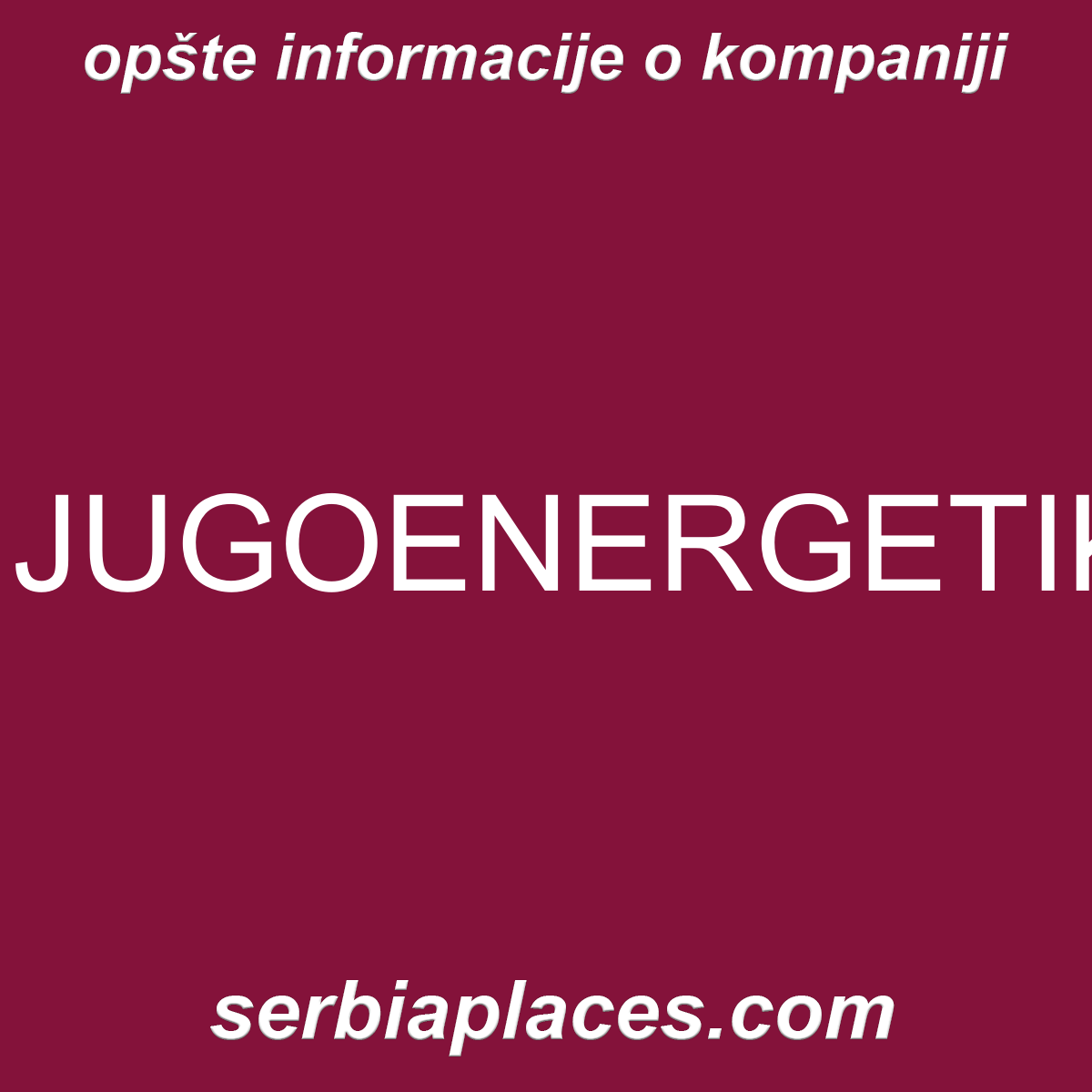 JUGOENERGETIK