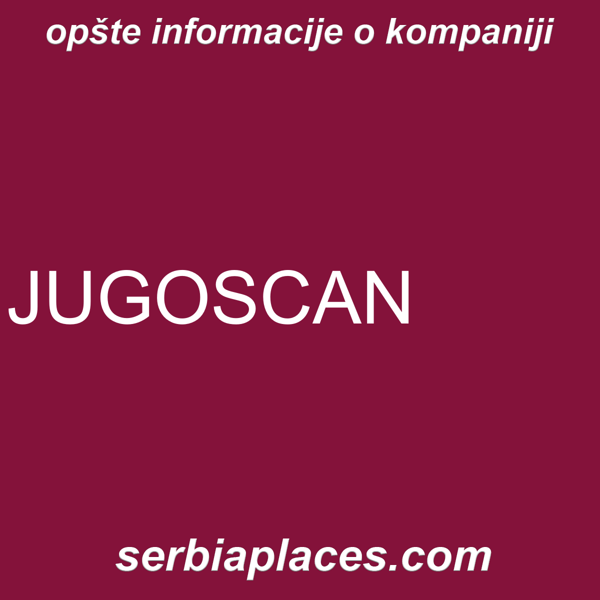 JUGOSCAN