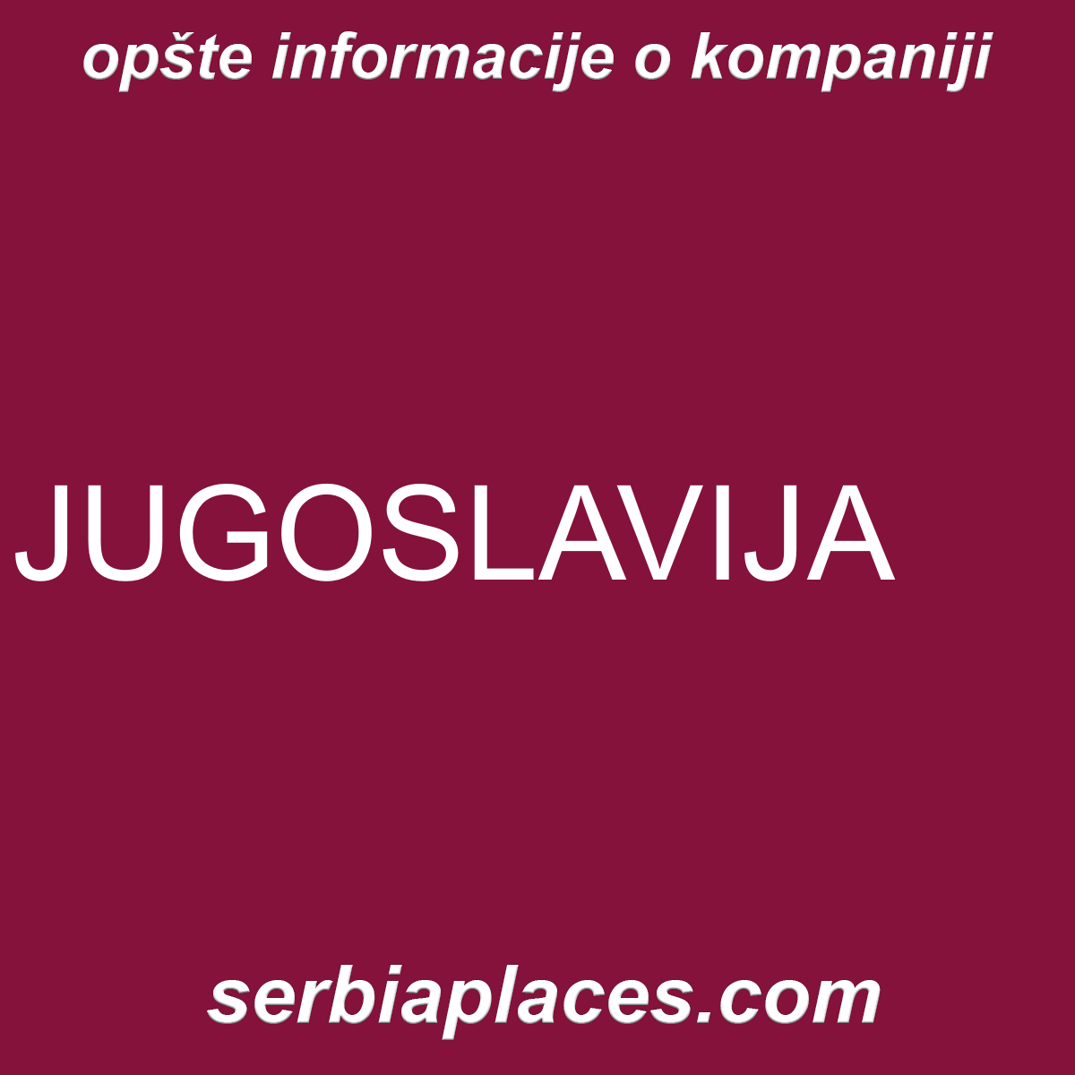 JUGOSLAVIJA