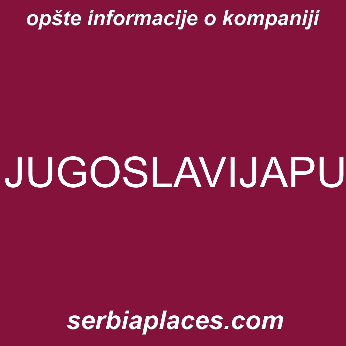 JUGOSLAVIJAPUT