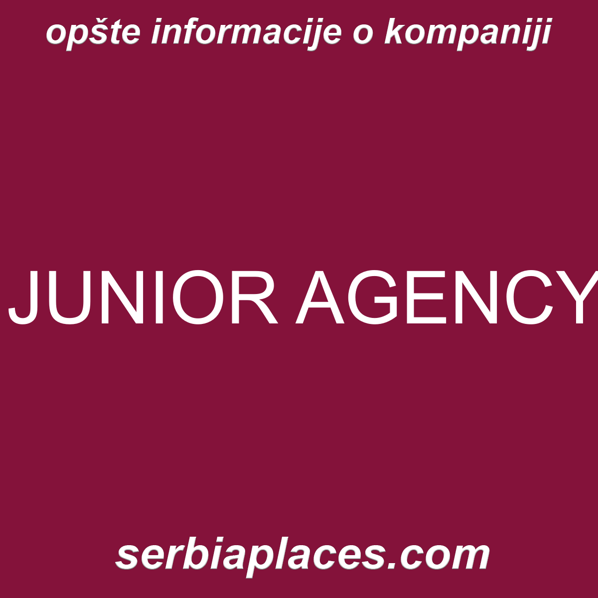 JUNIOR AGENCY