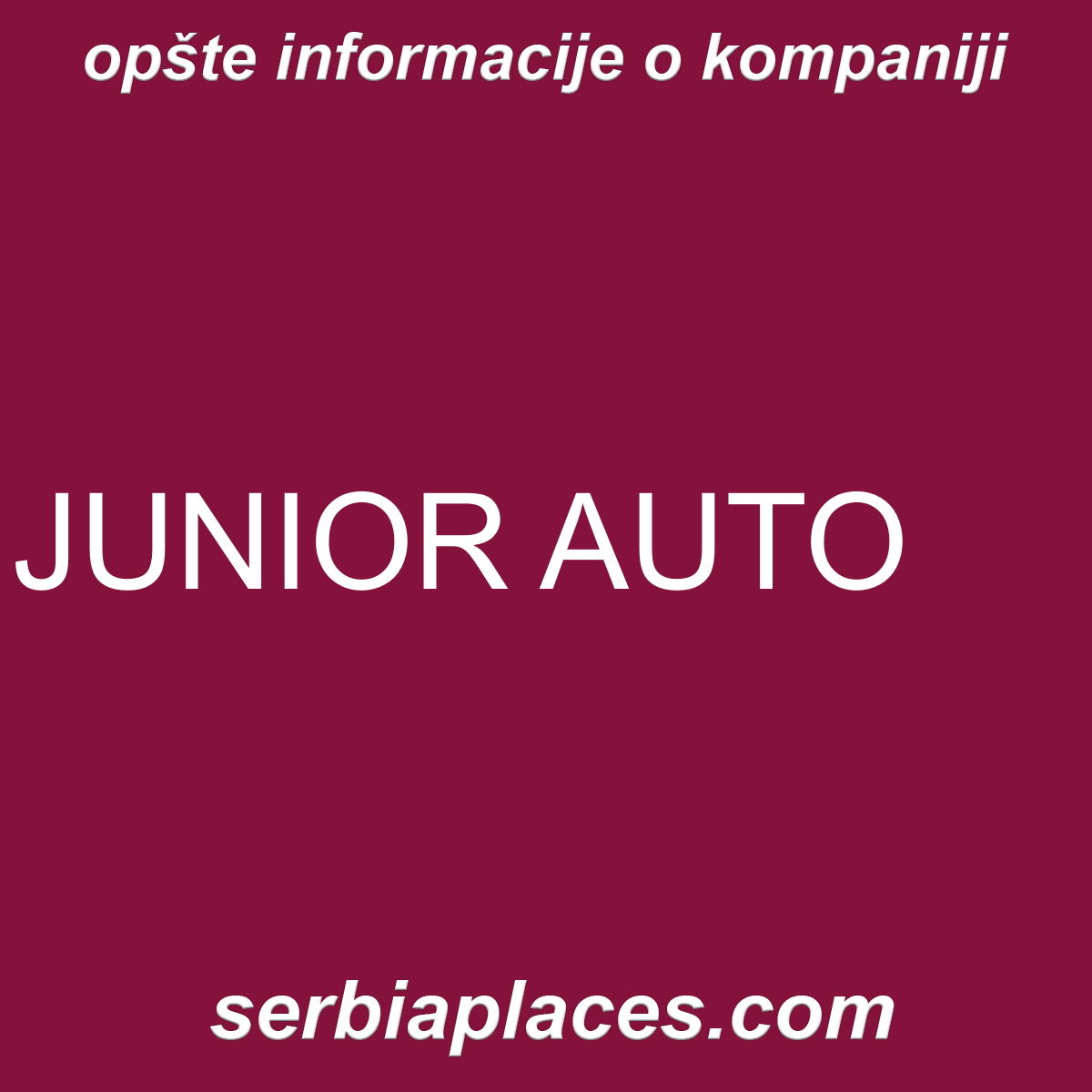 JUNIOR AUTO