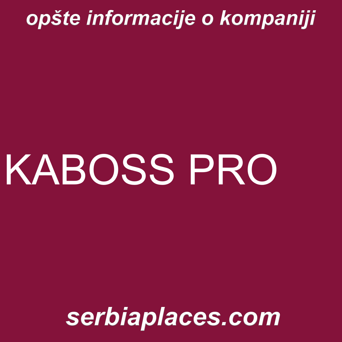 KABOSS PRO