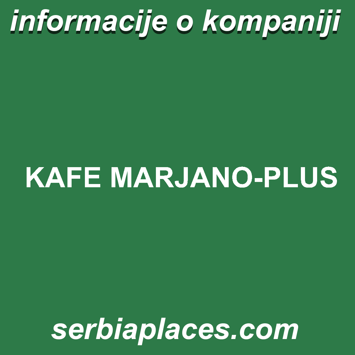 KAFE MARJANO-PLUS