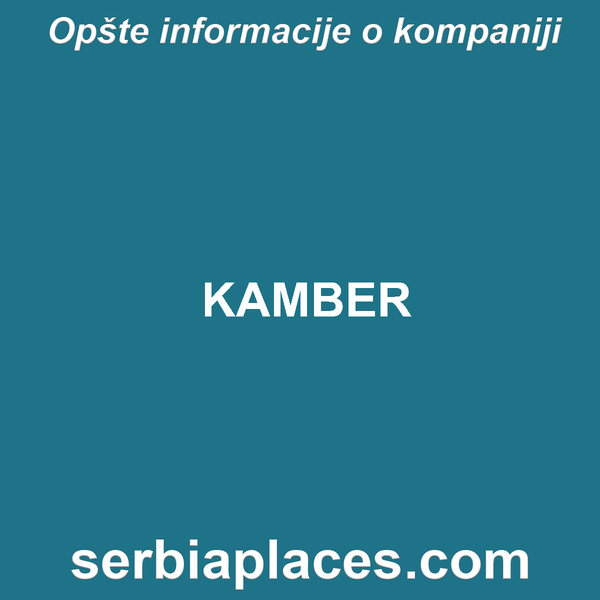 KAMBER