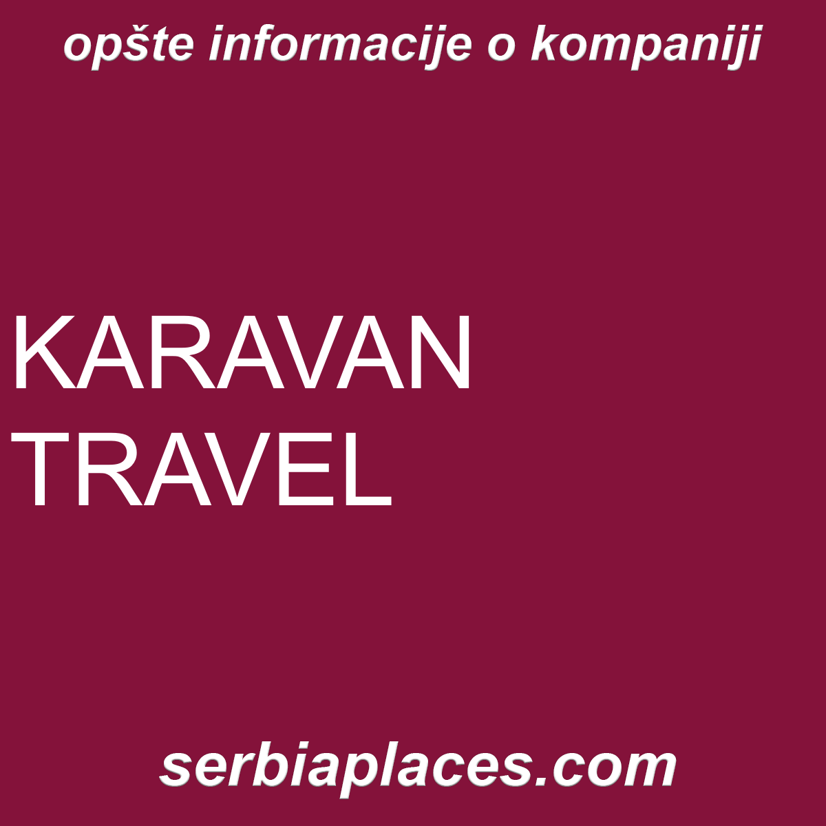 KARAVAN TRAVEL