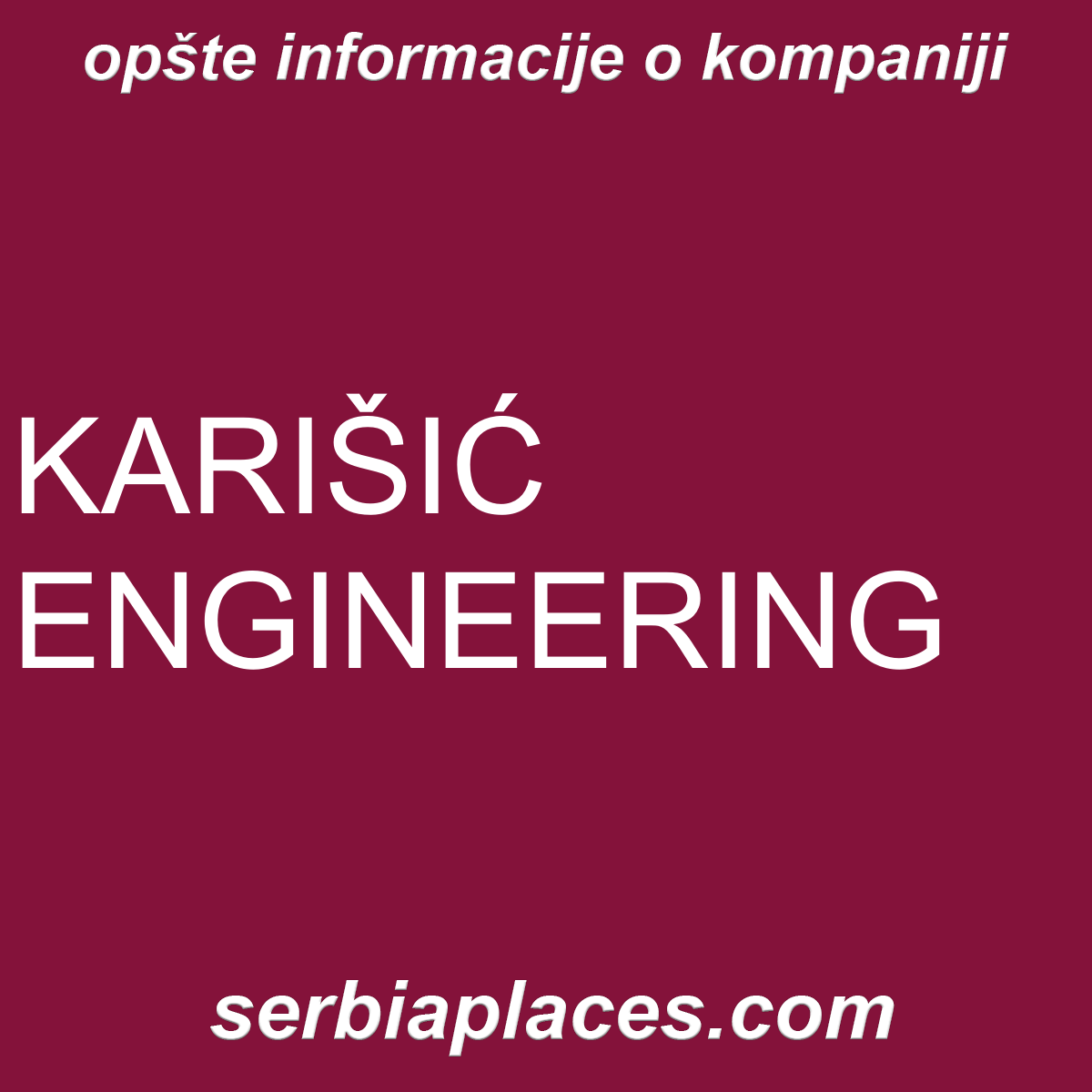 KARIŠIĆ ENGINEERING