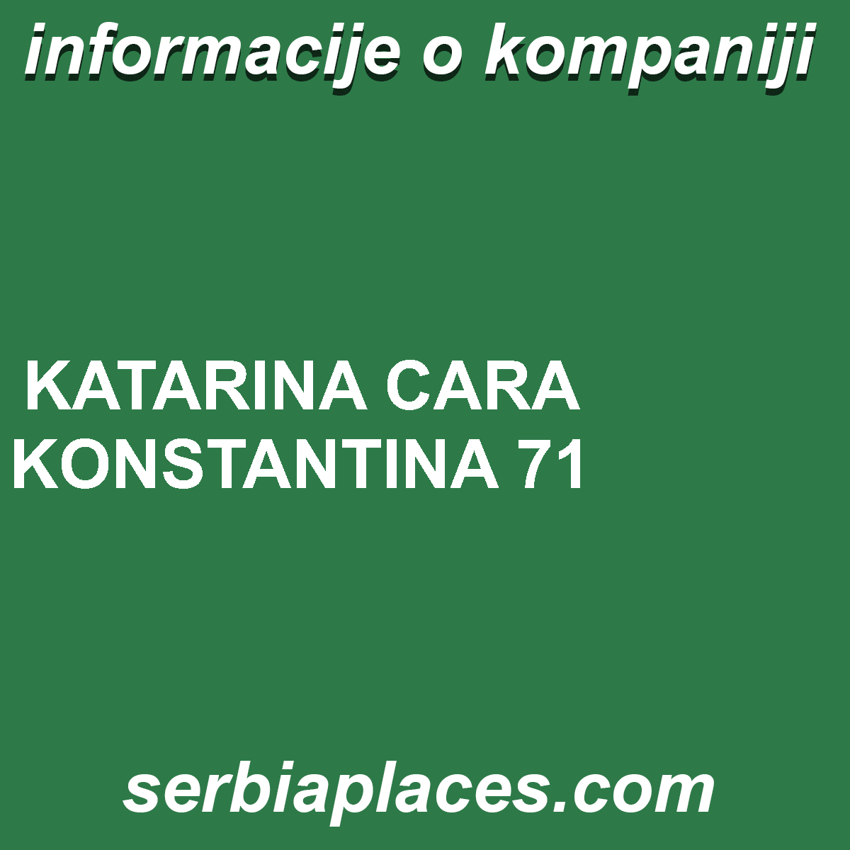 KATARINA CARA KONSTANTINA 71