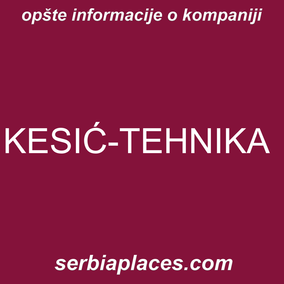 KESIĆ-TEHNIKA