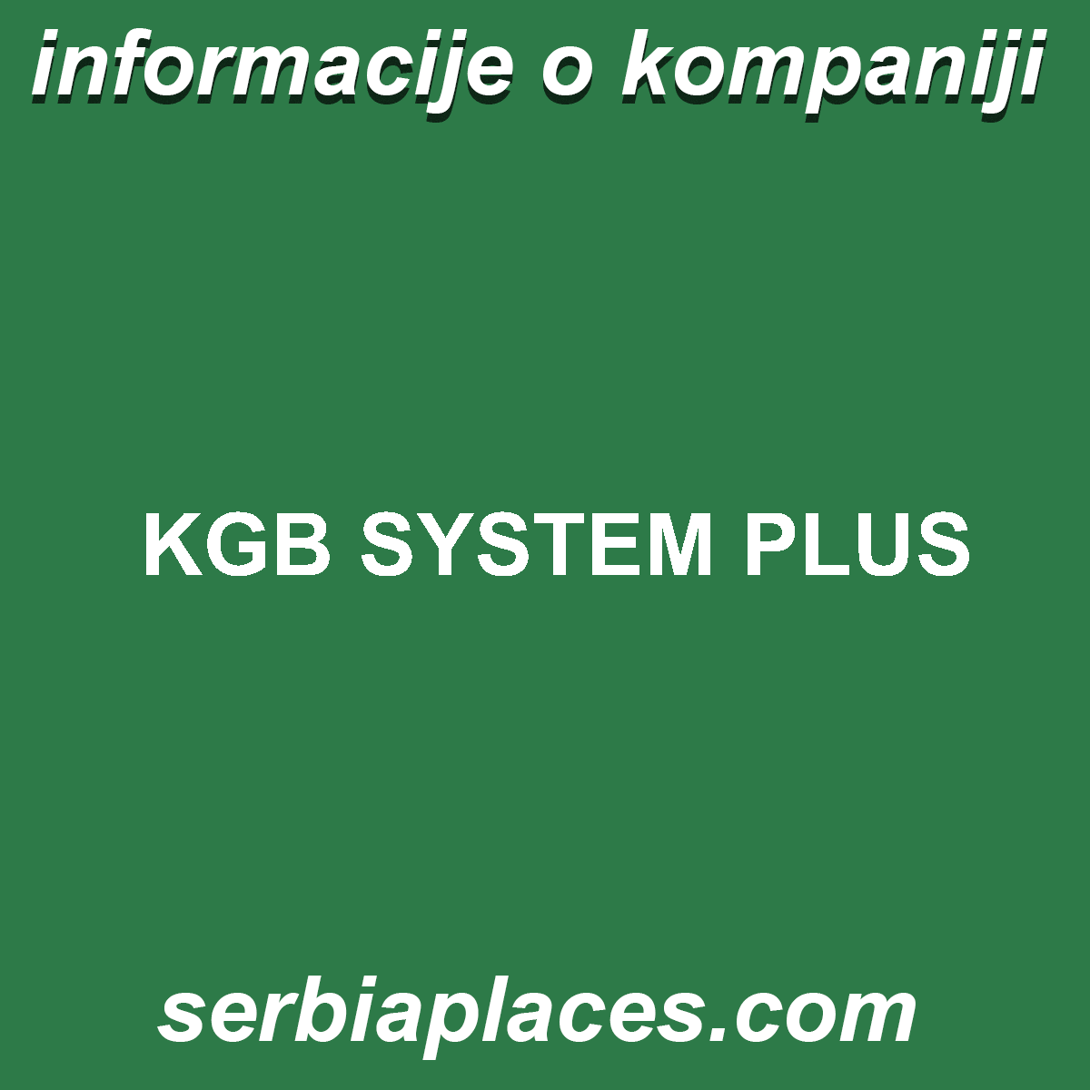 KGB SYSTEM PLUS