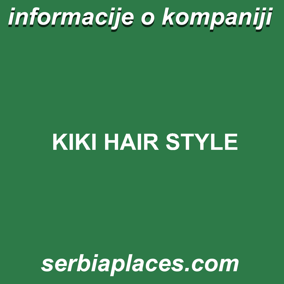 KIKI HAIR STYLE