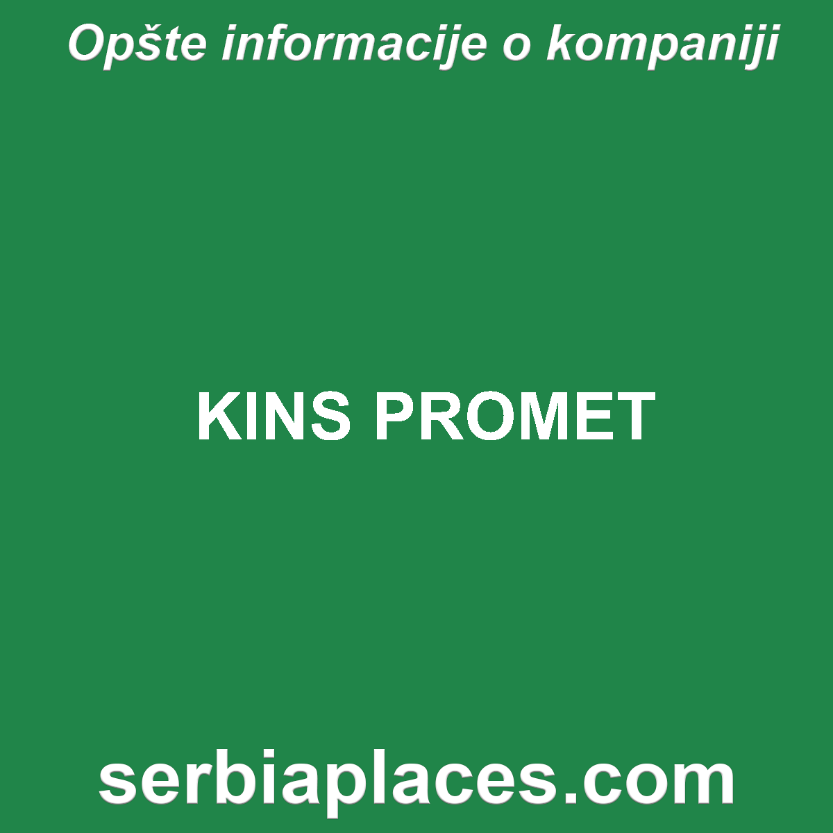 KINS PROMET
