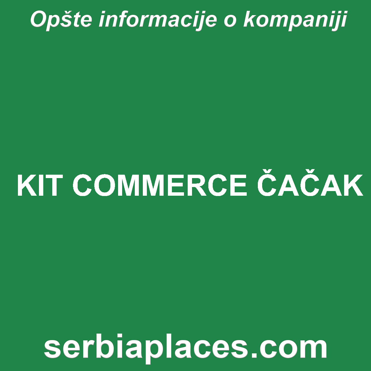 KIT COMMERCE ČAČAK